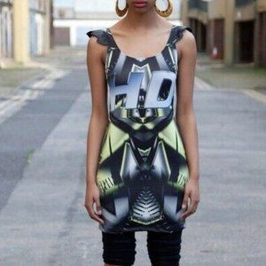 W.I.A. Dress, Tank Top, Rave, Dolls Kill